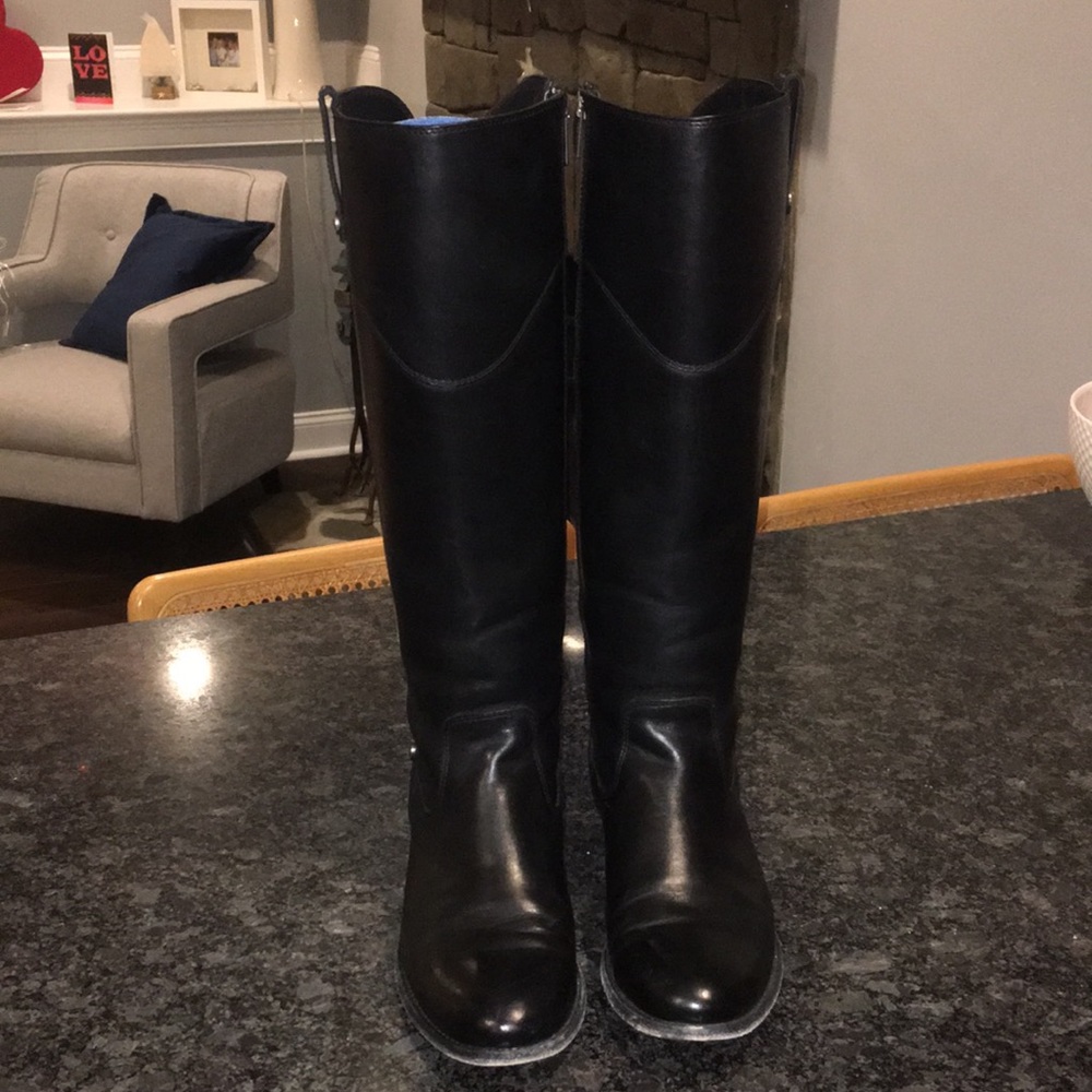 Black Frye Riding Boots - Picture 3 of 7